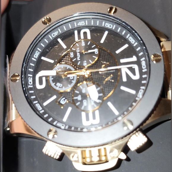 Armani Exchange Chronograph Gold-Tone Stainless Steel Watch - Picture 5 of 10